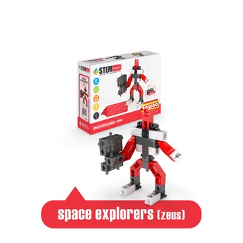 Joc educativ, ENGINO Eroii STEM - Exploratorii Spatiali: Zeus Joc educativ, ENGINO Eroii STEM - Exploratorii Spatiali: Zeus