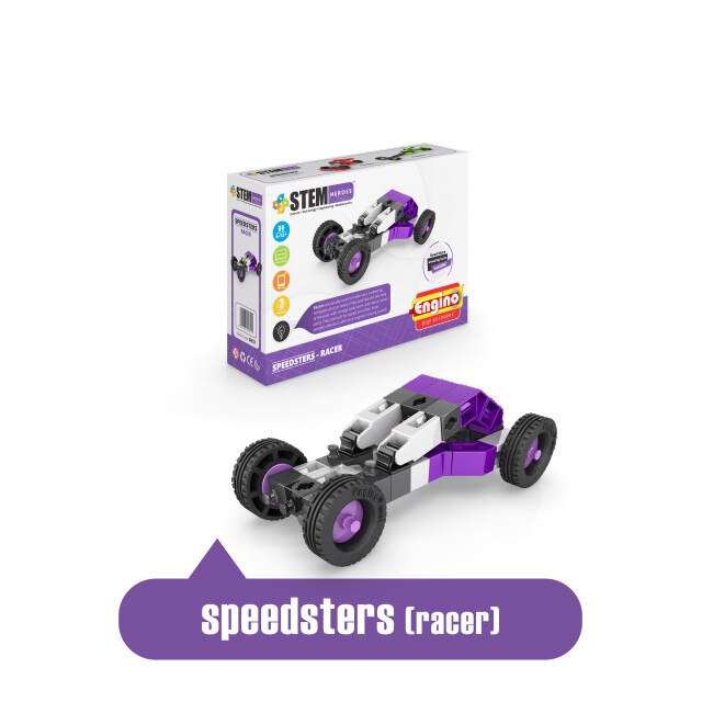 Joc educativ, ENGINO Eroii STEM - Masini rapide: Raliu