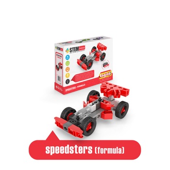 Joc educativ, ENGINO Eroii STEM - Masini rapide: Formula Joc educativ, ENGINO Eroii STEM - Masini rapide: Formula