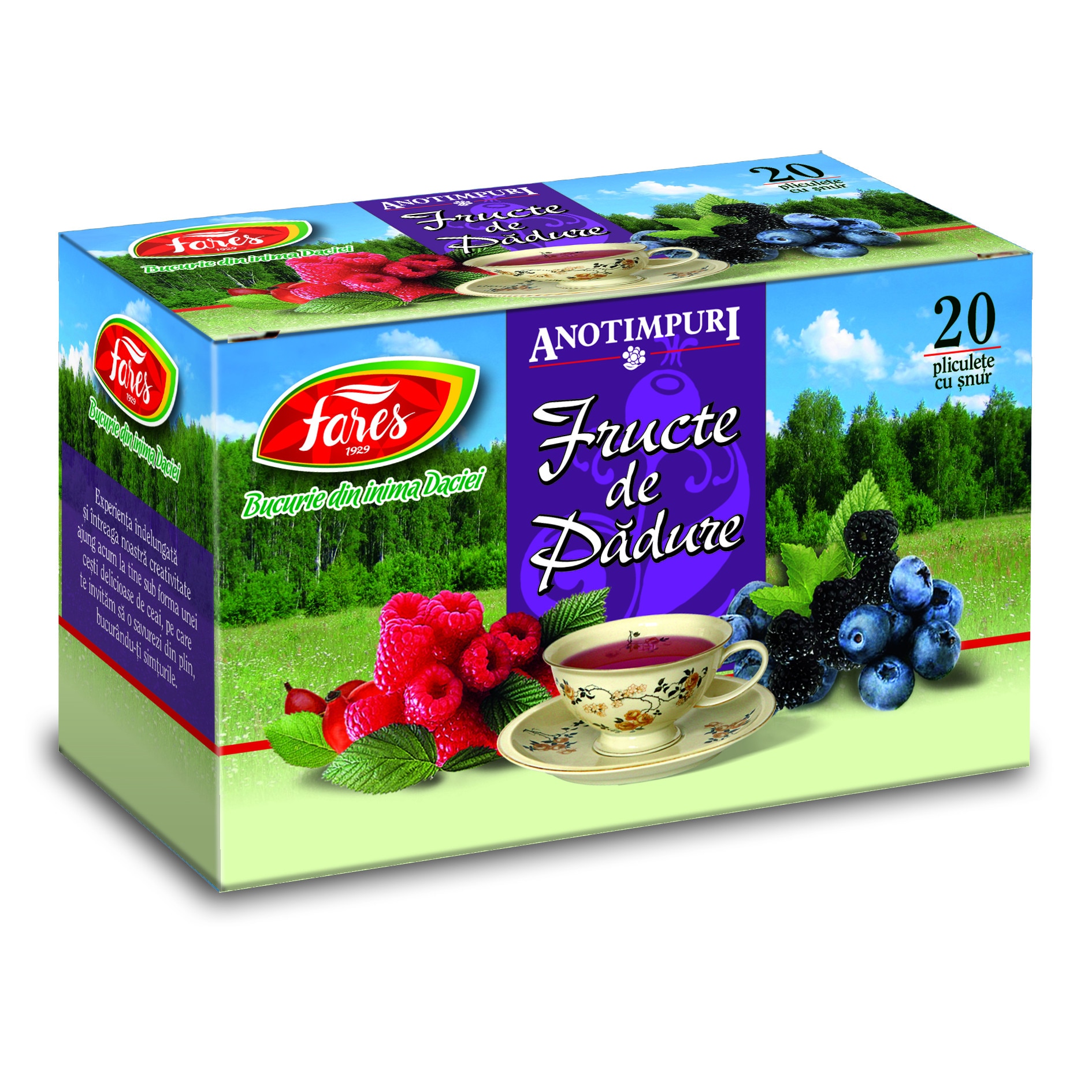 ceai de slabit cu ghimbir si fructe de padure