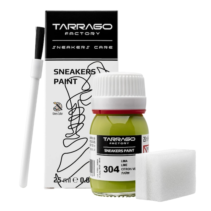 Vopsea pentru Piele Tarrago Sneakers Paint - Verde Lime #304