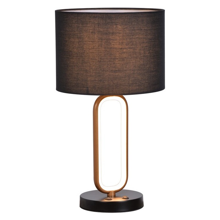 Lampa de podea Rabalux Domiro negru LED 30W 300Lm 3000K + E27 1X MAX 60W inaltime 465m IP20