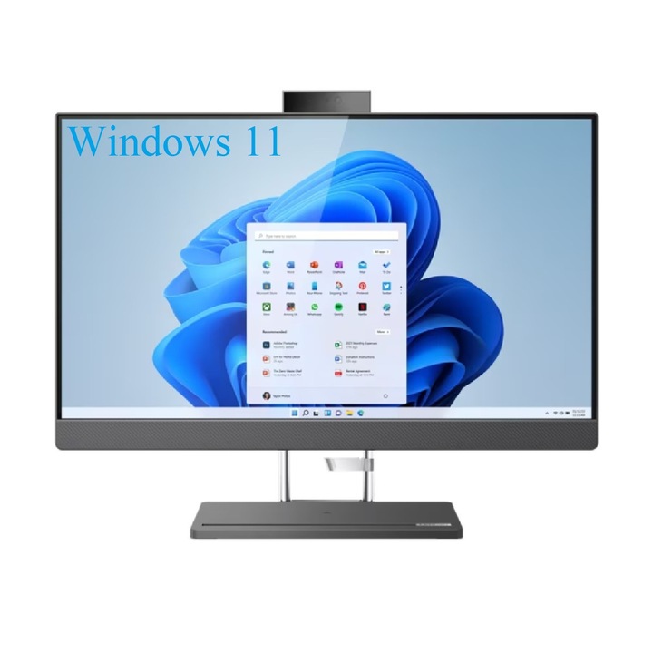 Компютър All-in-One Lenovo IdeaCentre AIO 5 27IAH7, 27" QHD 2560x1440 IPS 350nits 100Hz, Intel Core i5-13500H 12-core, 16 GB DDR5, 512 GB SSD m2 PCIe, Intel Iris Xe Graphics, Windows 11 Home, Storm Grey
