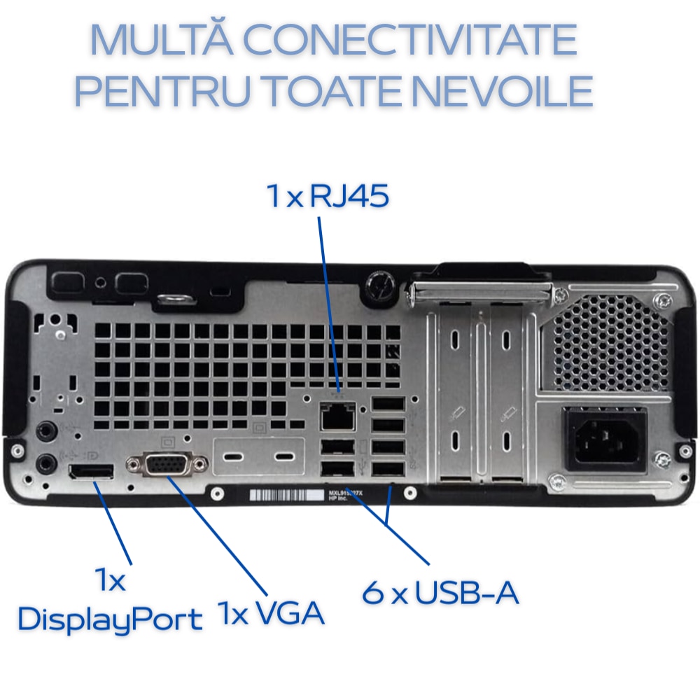 Computer HP ProDesk i5-8500, 32GB memorie, 512GB SSD, Windows 11