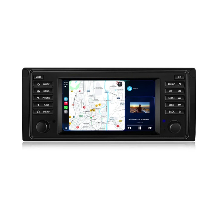 Navigatie Dedicata BMW Seria 5 E39 (1995-2003), 7Inch, 2Gb Ram, 64Gb Stocare, Carplay