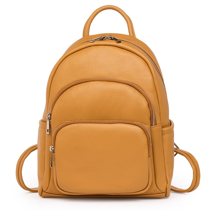 Rucsac din piele naturala Alghero coniac