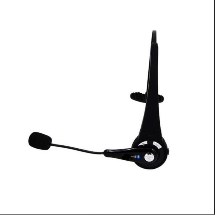 Vezeték nélküli Bluetooth V5.0 fejhallgató, rugalmas mikrofon, zajszűrés, fekete