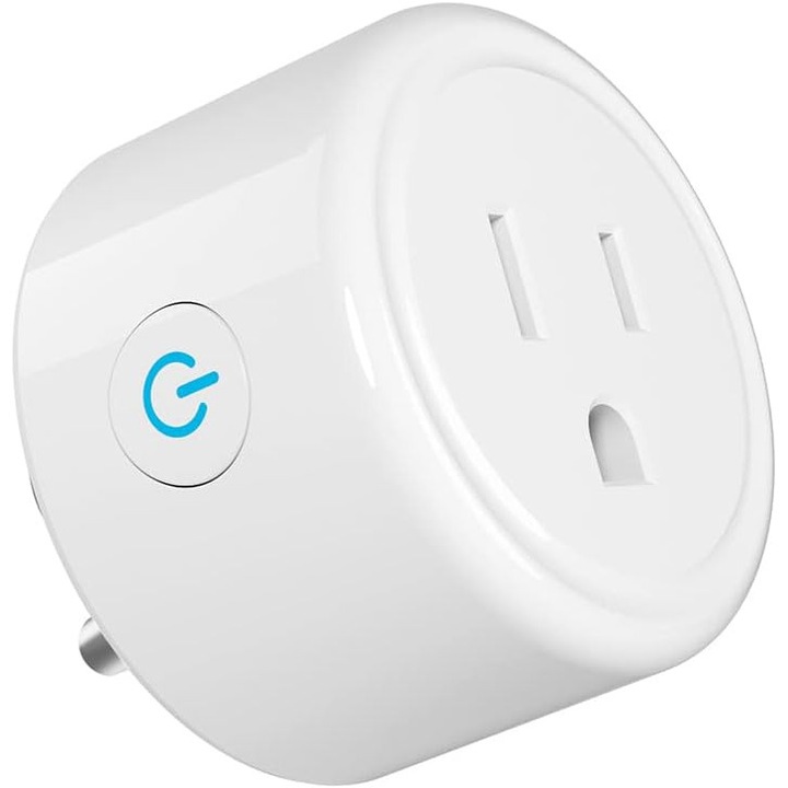 Priza inteligenta mini WiFi, control vocal, temporizator, alba