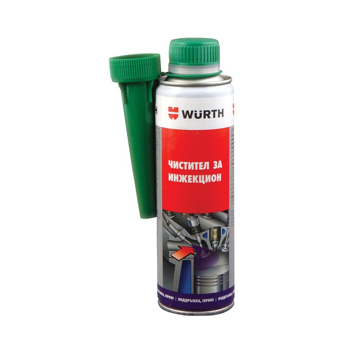 Solutie de curatat pentru injectii de benzina Wurth, 300 ml
