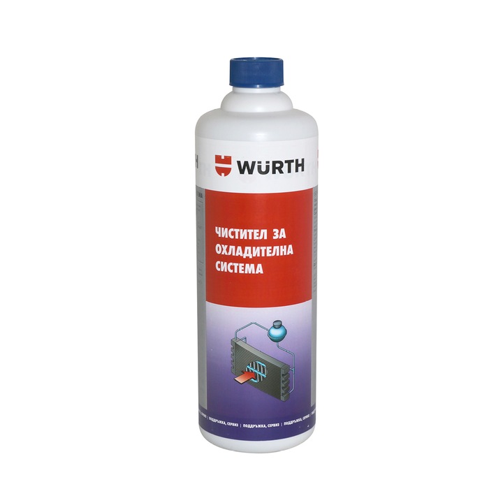 Solutie de curatare pentru sistemul de racire Wurth, 1000 ml