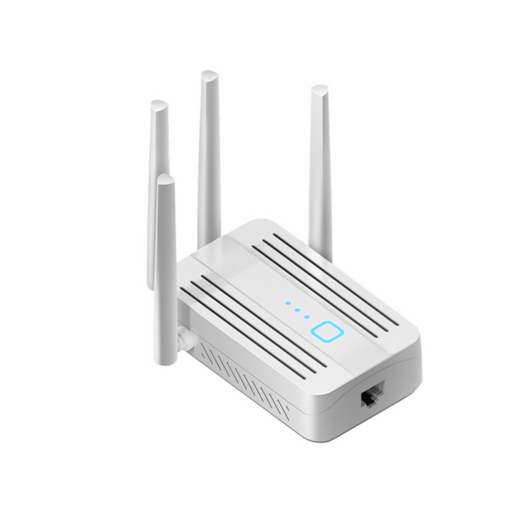 Amplificator de semnal WiFi, Atron, M-97B, banda duala 2.4GHz/5GHz, pana la 1200 Mbps, 4 antene externe, repetor/extensor de raza de actiune