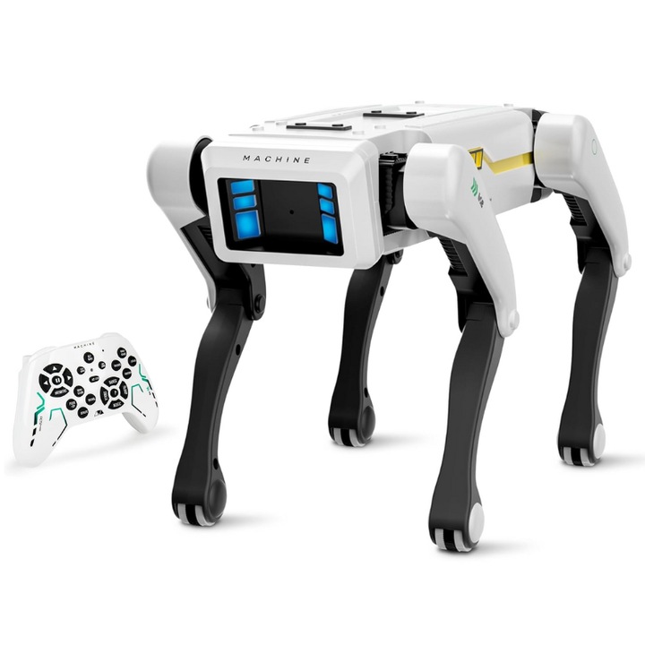 Интелигентно Робот Куче iUni 8002, Дистанционно Управление, Приложение, Гласови команди, Програмируемо, Над 25 Интерактивни Функции, Танци, Истории, Музика