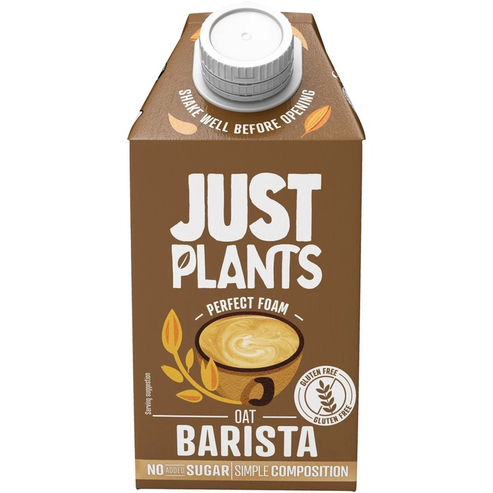 Овесена напитка с растения, Бариста, Just Plants, 0.5 л