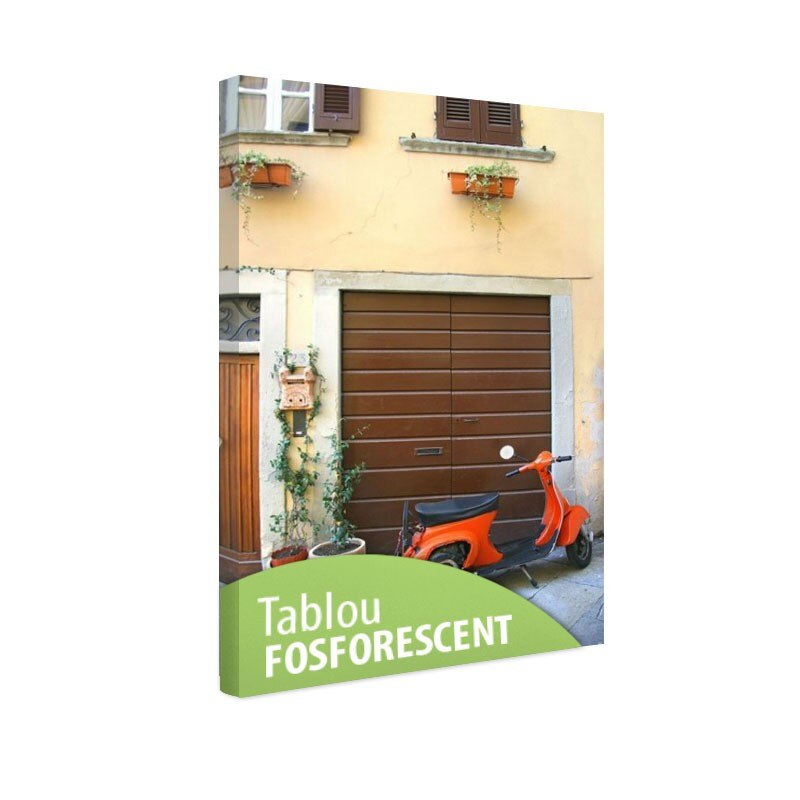 Tablou fosforescent Bucatica din Italia, 30x20 cm