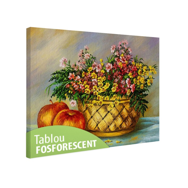 Tablou fosforescent Mere si piciorul-cocosului, 30x20 cm
