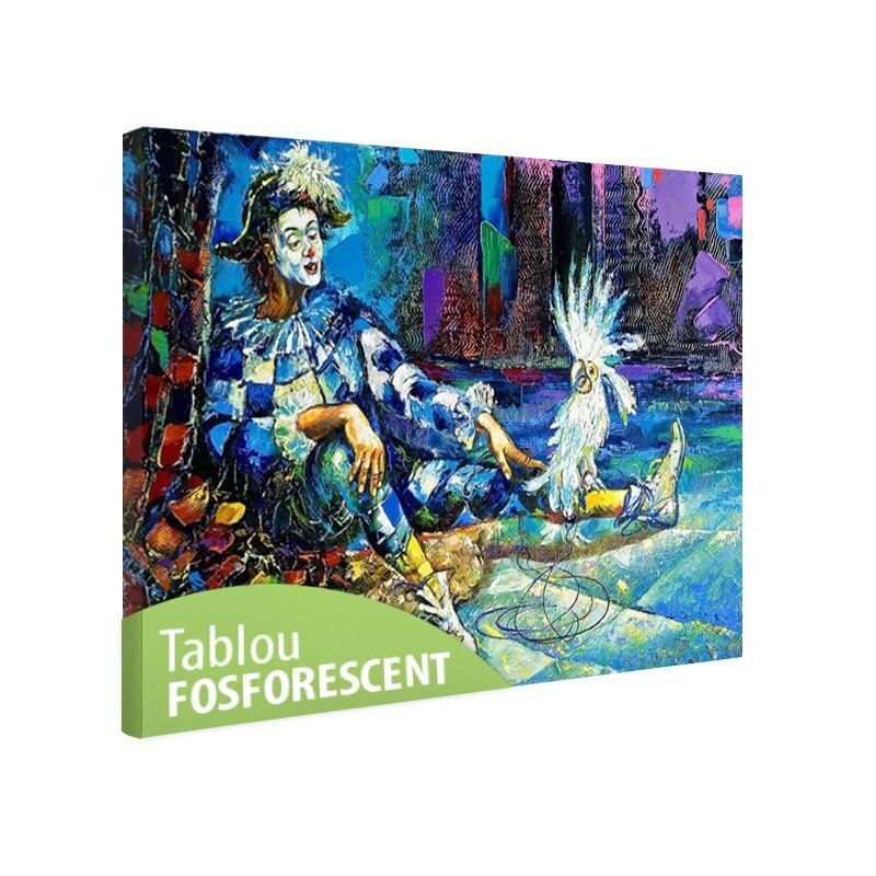 Tablou fosforescent Arlechin 80x120cm