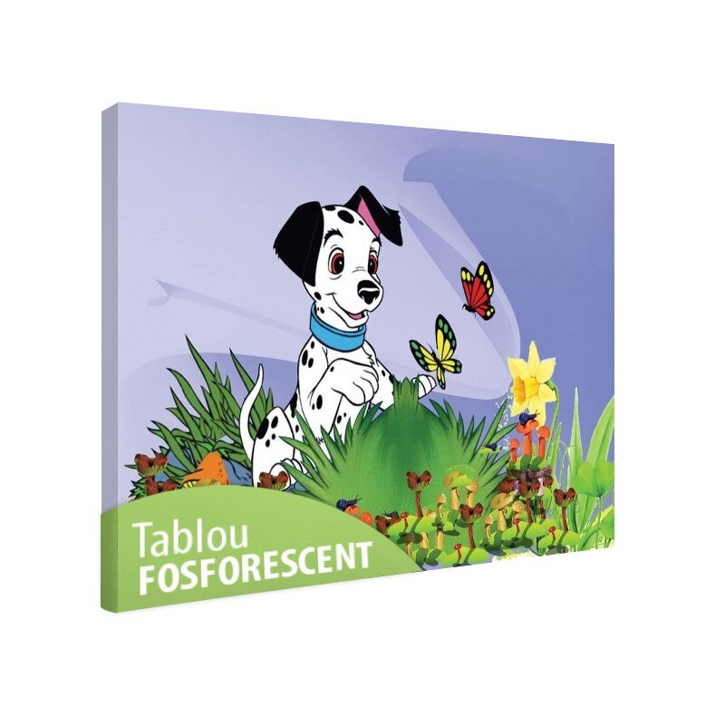 Tablou fosforescent Dalmatian 30x20 cm