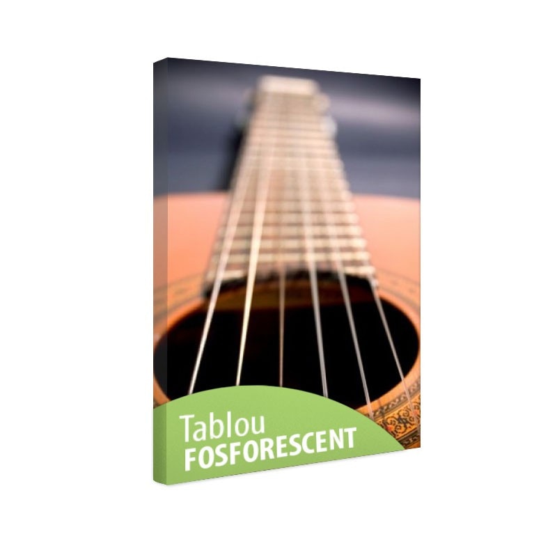 Tablou fosforescent Chitara 30x20 cm