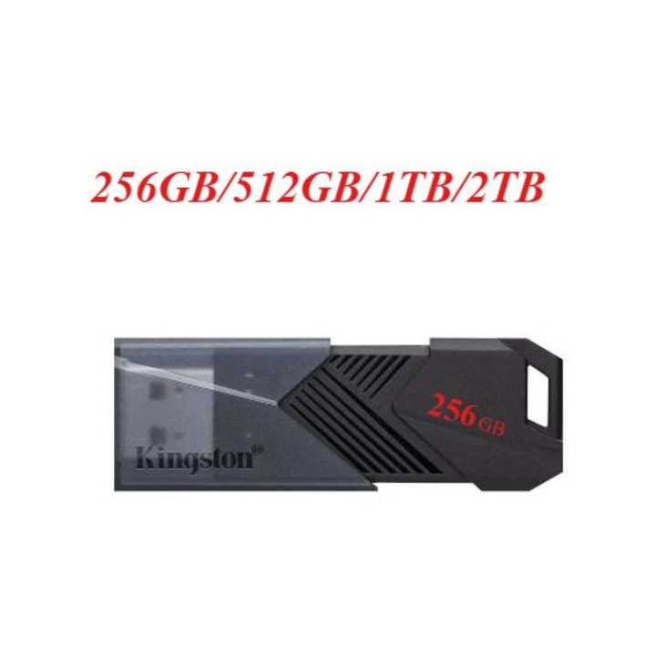 Флаш диск Kingston 128GB USB 3.2, черен