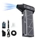 Suflanta si aspirator 2-in-1 Xqevyex®, 130000 RPM, 8000 mAh, 4 viteze, negru, 8x3.5x13.5cm