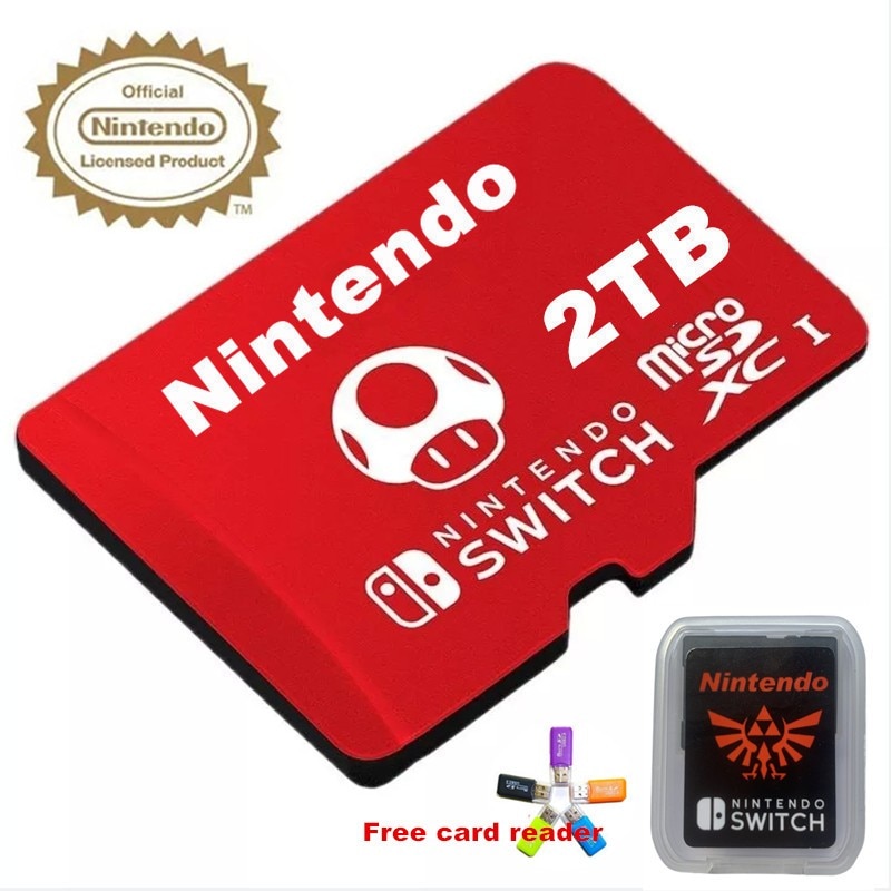 Card de memorie Micro SDXC Nintendo, 2TB, Class 10, 80MB/s, 100MB