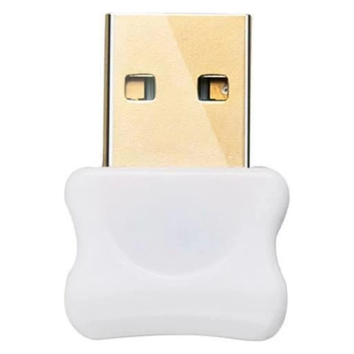 YANYXR Bluetooth 5.0 USB adapter, fehér, 13x14x6mm