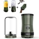 Rasnita de cafea electrica fara fir HiBREW G2, 3in1 Sucuri Blender, Crusher de gheata, 2000mAh,70~245W, 200g, Lame din Otel Inoxidabil, negru