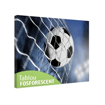 Tablou fosforescent Fotbal, 120x80 cm Tablou fosforescent Fotbal, 120x80 cm