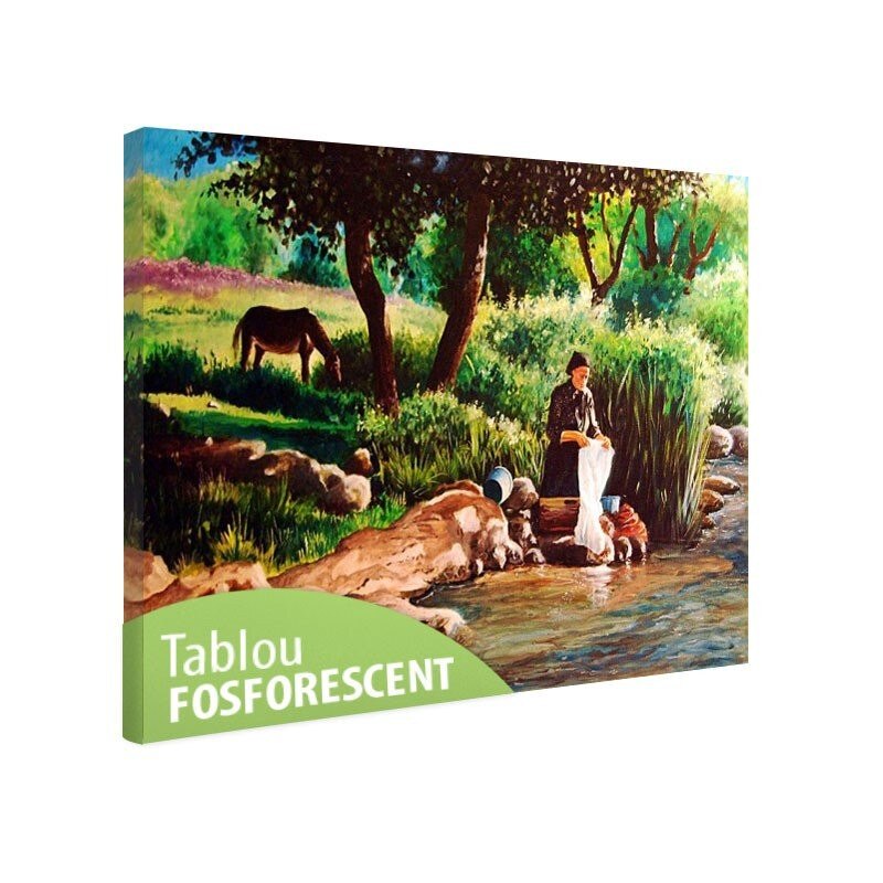 Tablou fosforescent Spalatoreasa, 120x80 cm