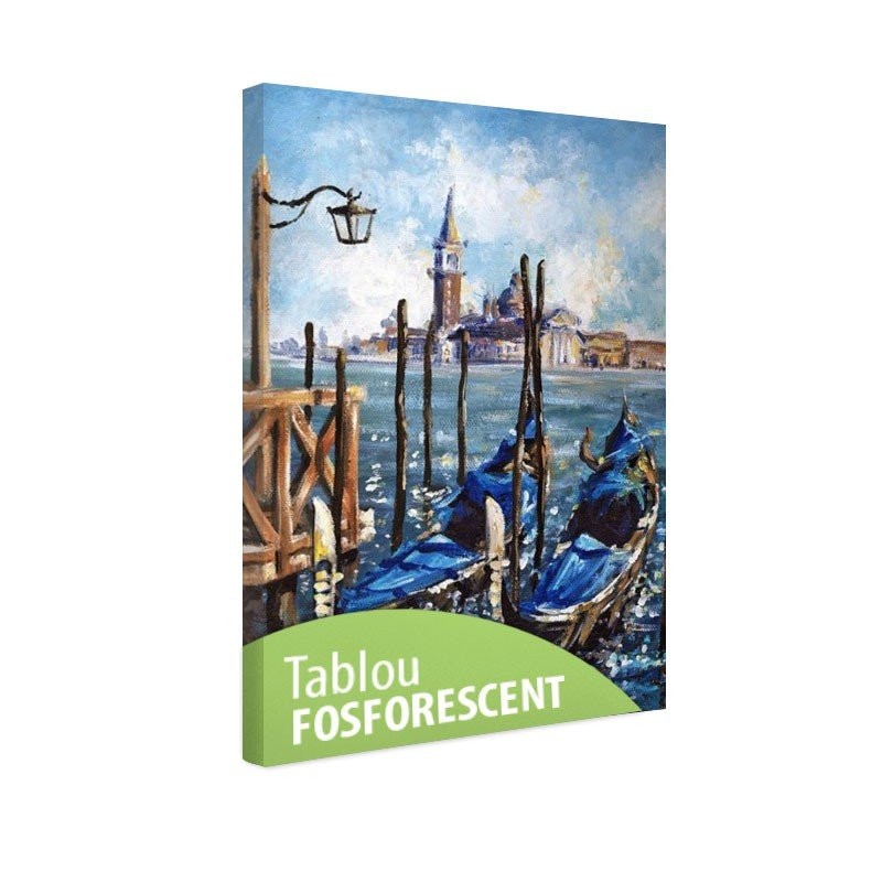 Tablou fosforescent Venetia, 120x80 cm