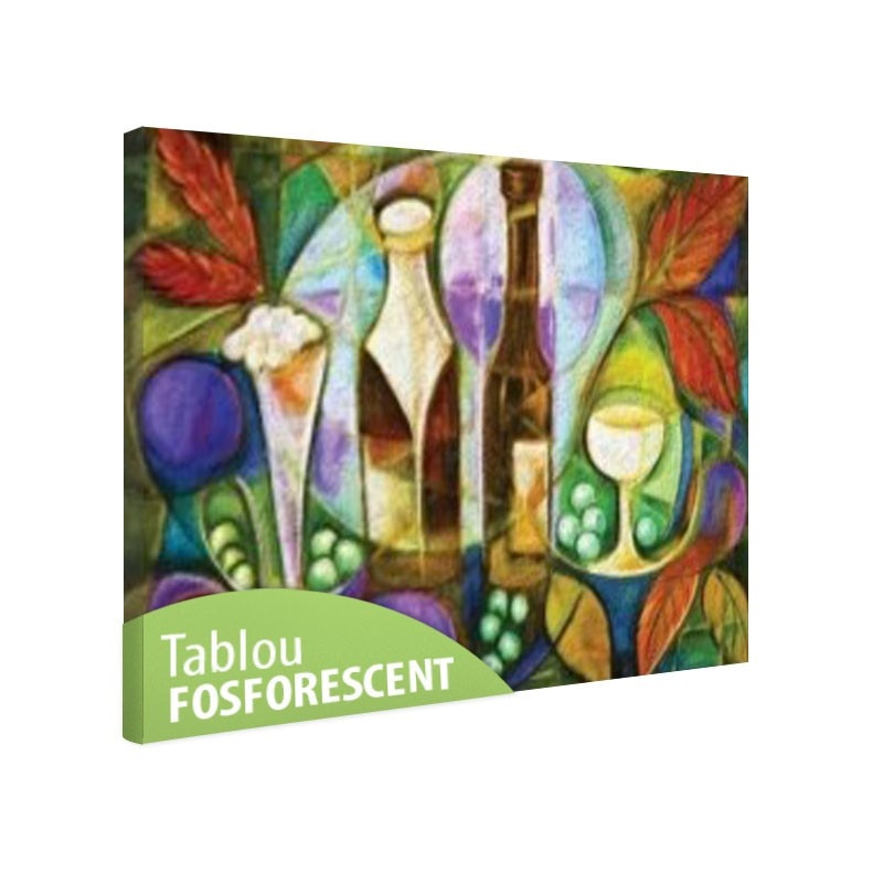 Tablou fosforescent Ospitalitate, 90x52 cm