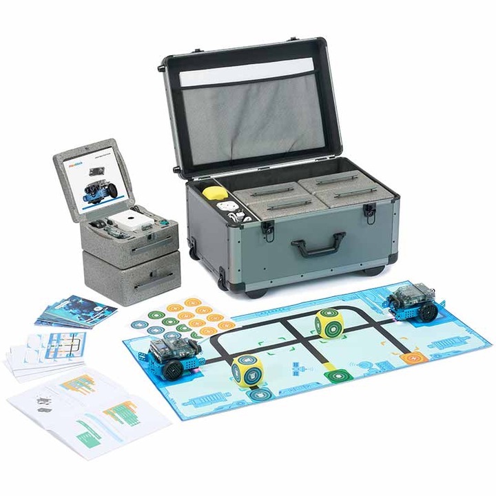 Set roboti educaționali programabili mBot2 Classroom, Makeblock, 6 unități, Bluetooth