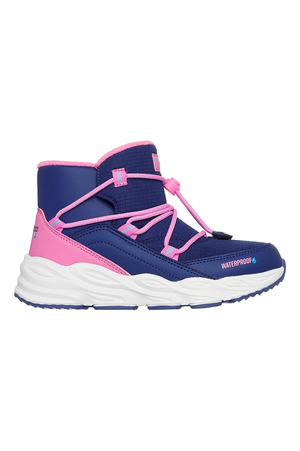 Skechers, Ghete cu lumini LED Flutter Heart Lights, Roz, Albastru