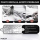 Parasolar Auto Macvi® pentru Parbriz, 70 x150 cm, Protectie UV, cu 2 fete