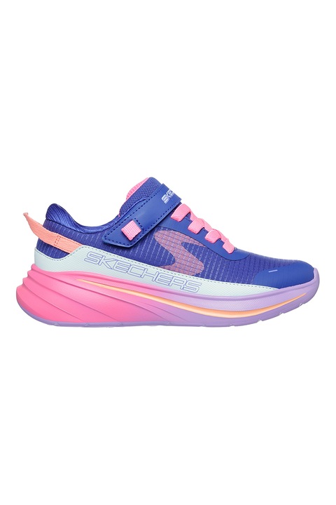 Skechers, Спортни обувки Wave 92 Imara с велкро, Тъмносин/Пастелнорозов/Бял