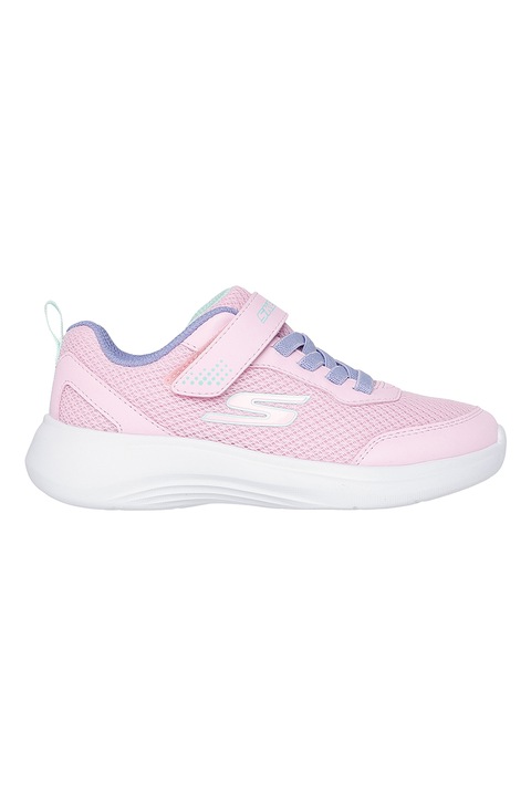 Skechers, Selectors - Reset Achieved tépőzáras sneaker, Lila/Pasztellrózsaszín/Fehér