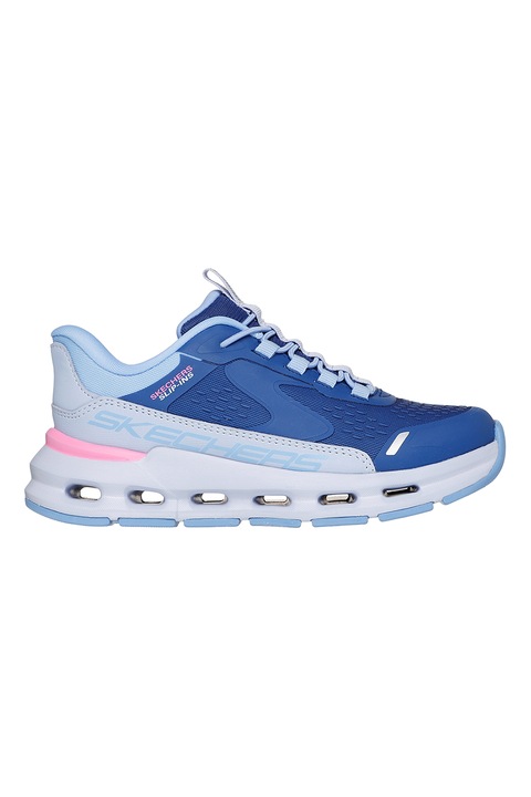 Спортни обувки за момичета Skechers Glide Step Slip-Ins JR 303654L-BKPR, черни, Пастелносин/Пастелнорозов/Кралско Синьо