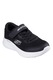 Skechers, Pantofi sport Skech-Lite Pro cu insertii de piele ecologica si velcro, Negru, Alb optic, 27 EU