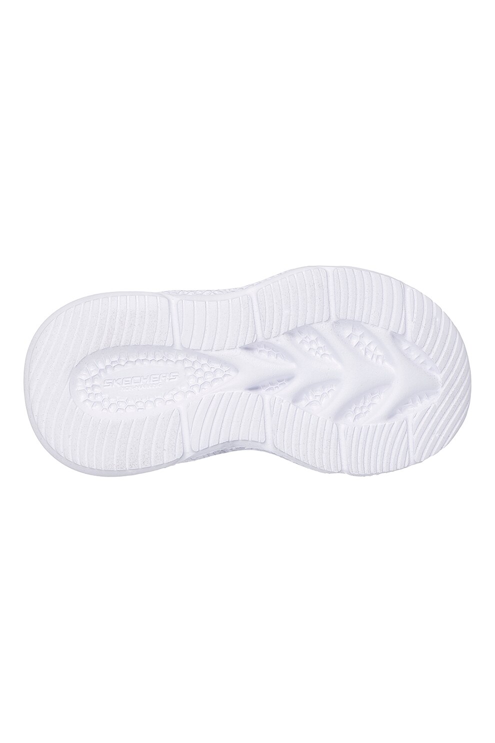 Skechers, Pantofi sport Meteor slip-ins cu LED-uri, Alb optic