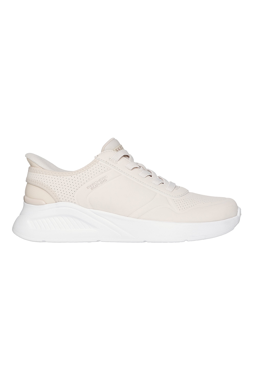 Skechers, Pantofi sport slip-ins Uno Lite-Floting, Alb murdar, 37