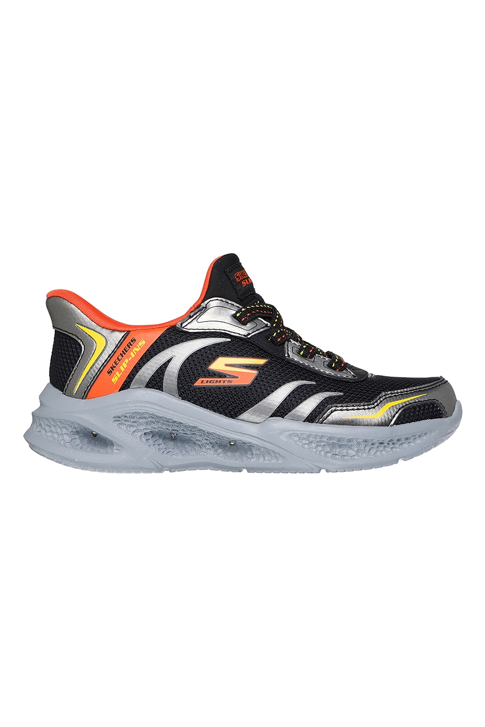 METEORページ Skechers, Pantofi sport Meteor slip-ins cu LED-uri, Negru