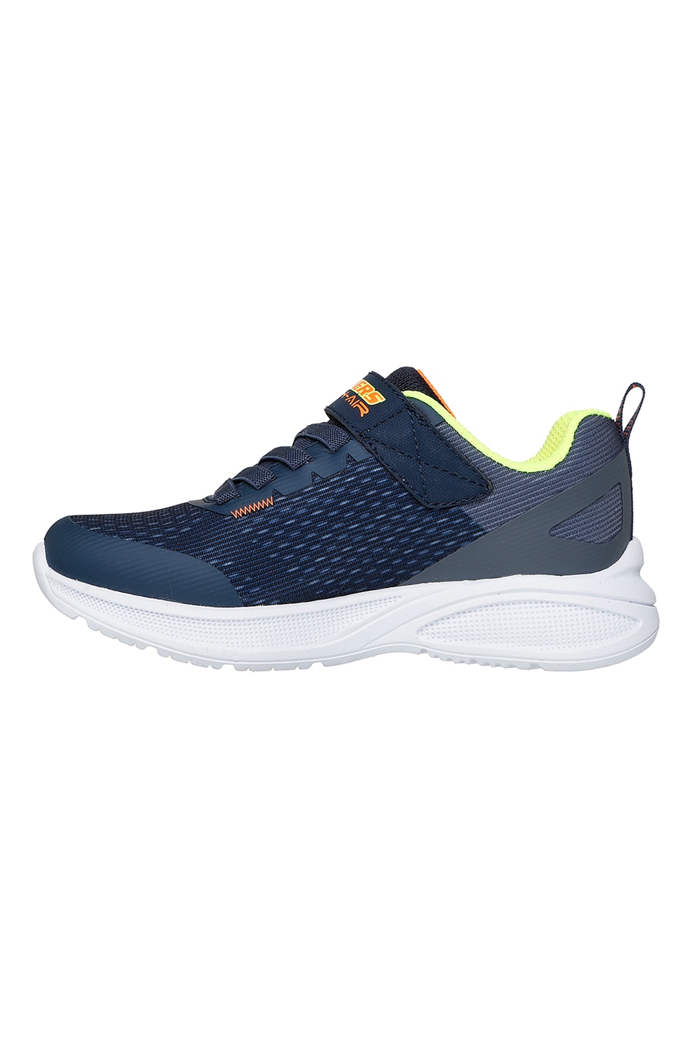 Skechers, Pantofi sport din plasa cu inchidere velcro Microspec