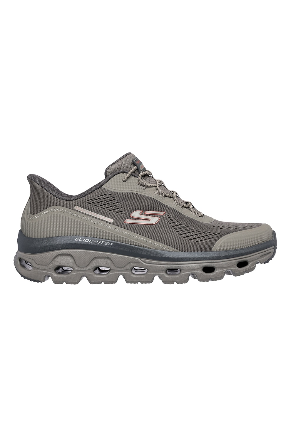 Skechers,Pantofi slip-ins pentru alergare Glide Step Sole Glover Peak, Maro taupe, 44