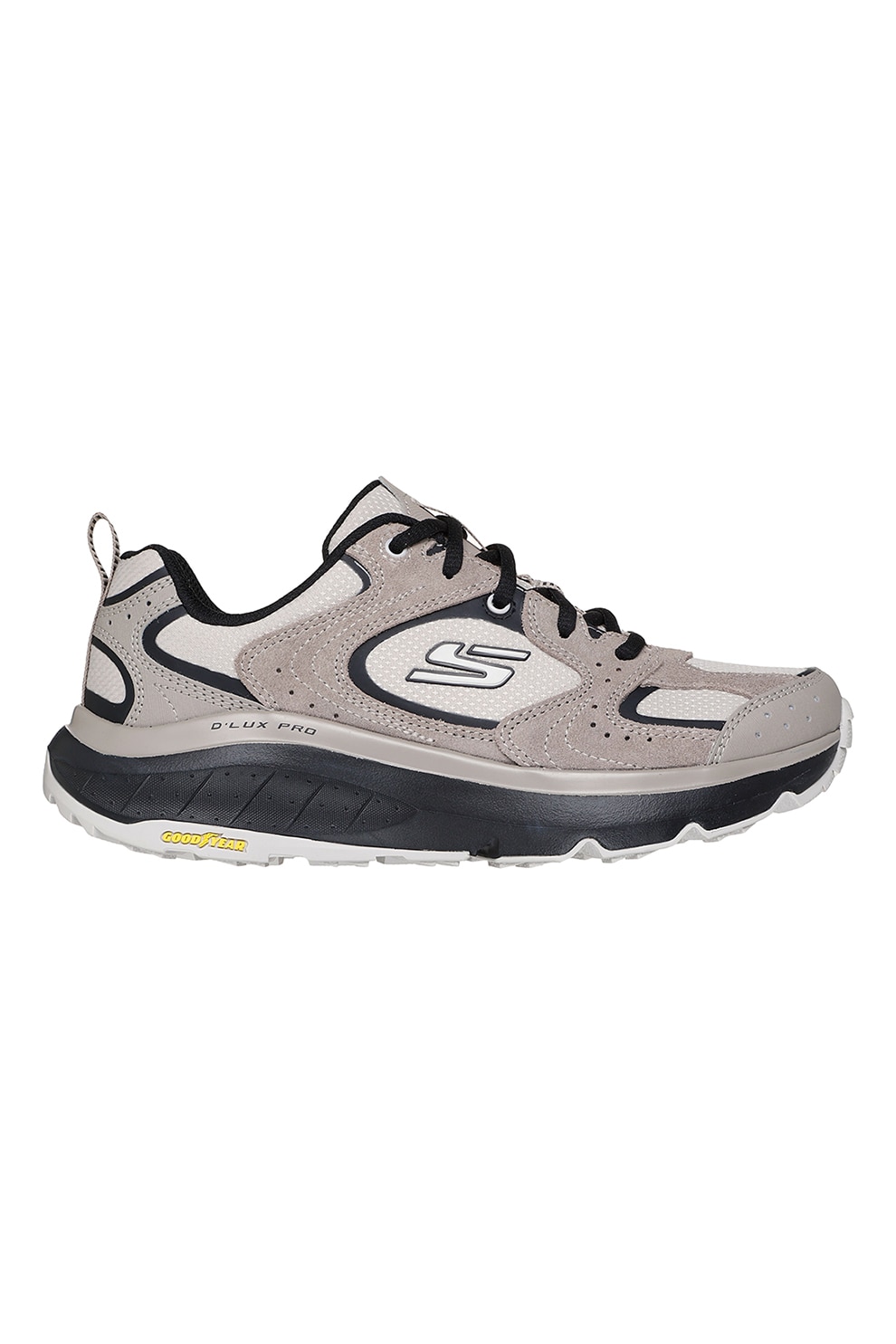 Skechers, Pantofi pentru trekking D'lux Pro, Gri, 37