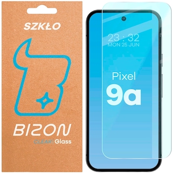 Sticla Bizon Glass Clear 2 pentru Google Pixel 9a, transparenta