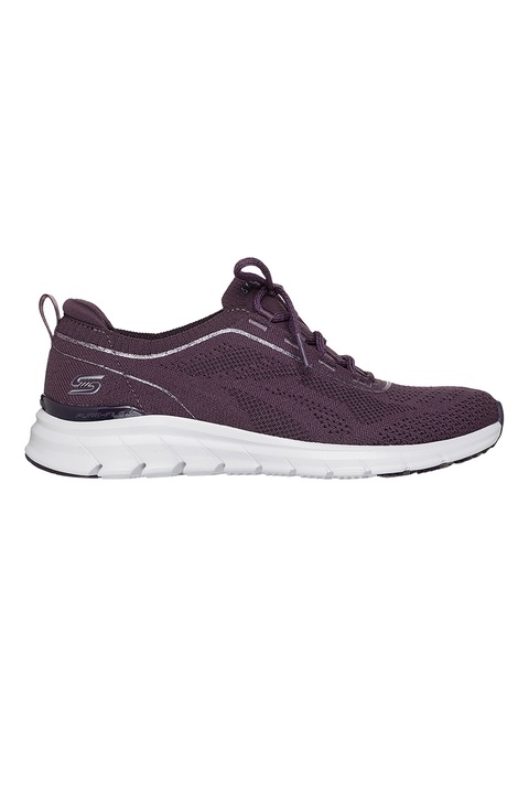 Skechers, Pantofi sport din material textil Pure Flex, Violet tyrian