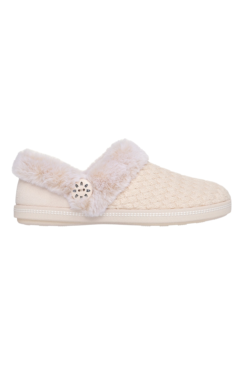 Skechers, Papuci Cozy Campfire, Bej deschis, 35 - eMAG.ro