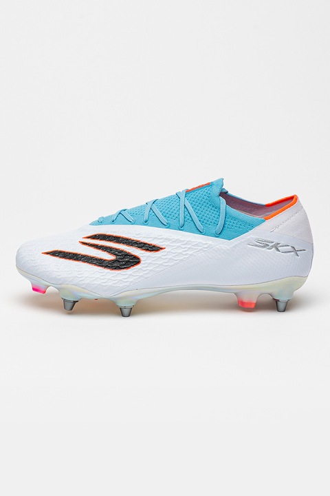 Skechers, Футболни обувки Skx 2 Elite с шпайкове, Черен/Прашно синьо/Лавандула