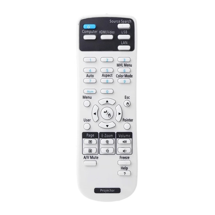 YANYXR EX3220 projektor távirányító 145x47x25mm fekete