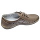 Pantofi bărbați, SCV, bej, piele naturală perforată, talpă cusută, număr 40